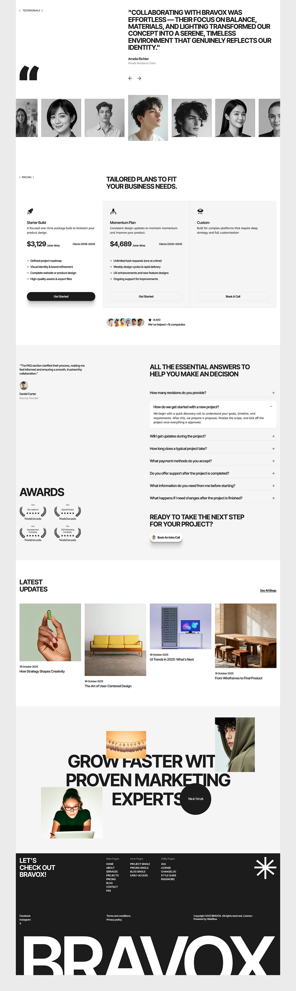 Portfolio & Agency Website Design Image 2