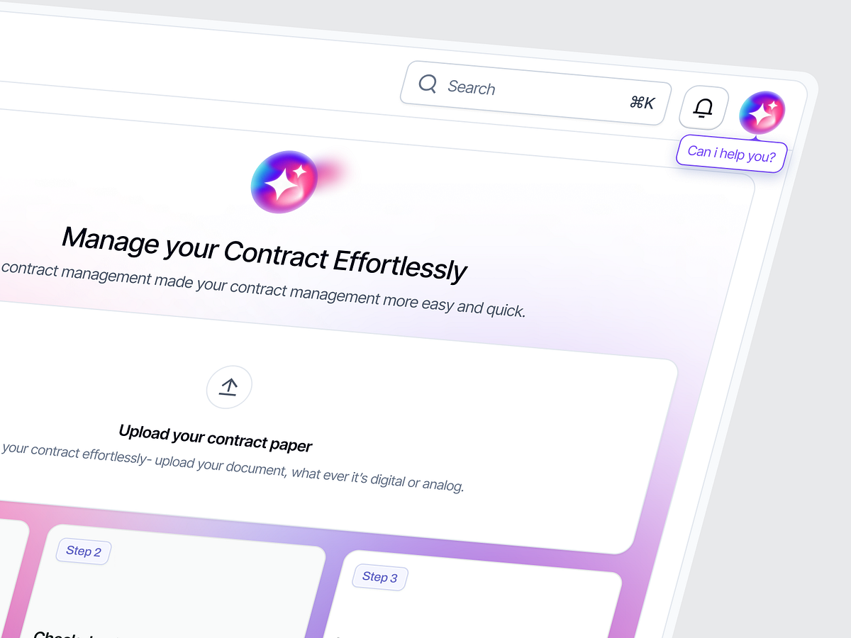 Contractly - Contract Management SaaS Dashboard Image 0