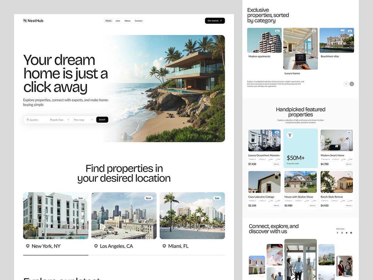 Real Estate Website Design