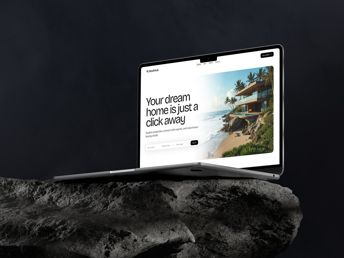 Real Estate Website Design Image 1