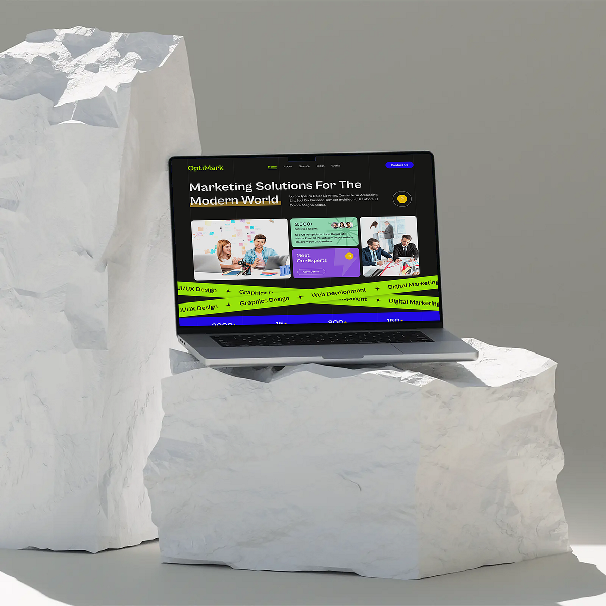 Digital Marketing Agency Website Design Image 1