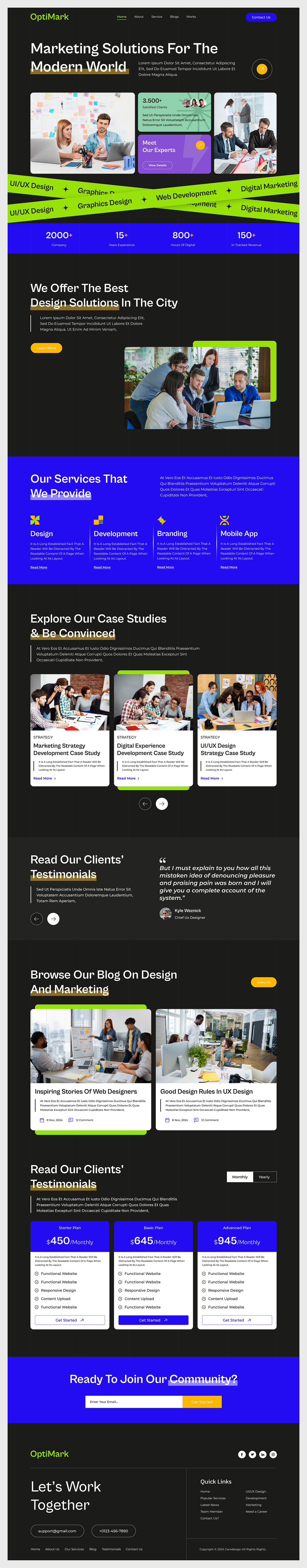 Digital Marketing Agency Website Design Image 2
