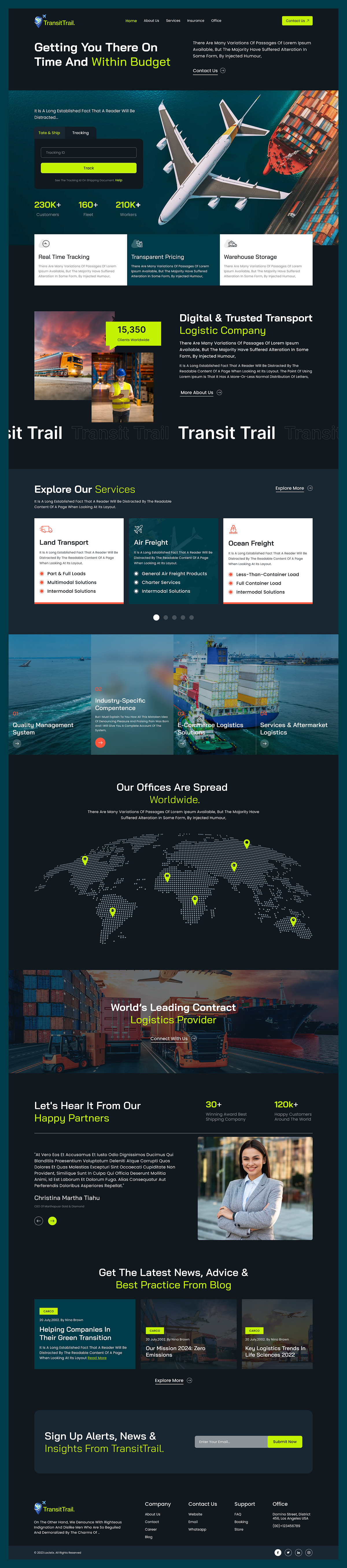 Logistics & Delivery Company Image 2