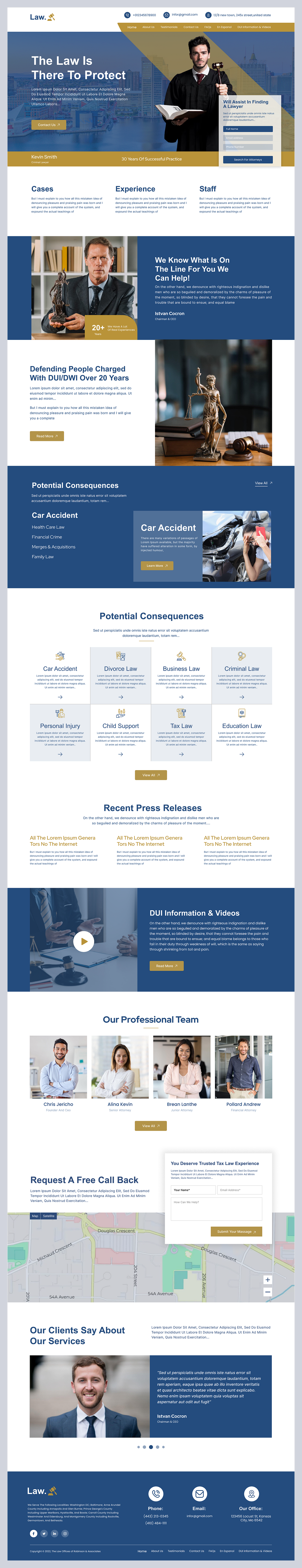 ⚖️Attorney and Law Website Design👨‍⚖️ Image 1