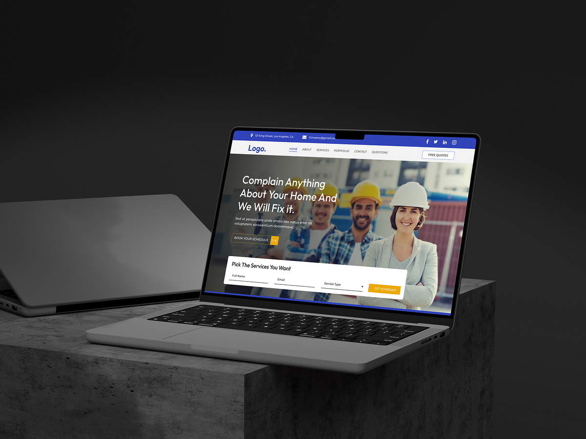 Home - Improvement Web Design Image 1