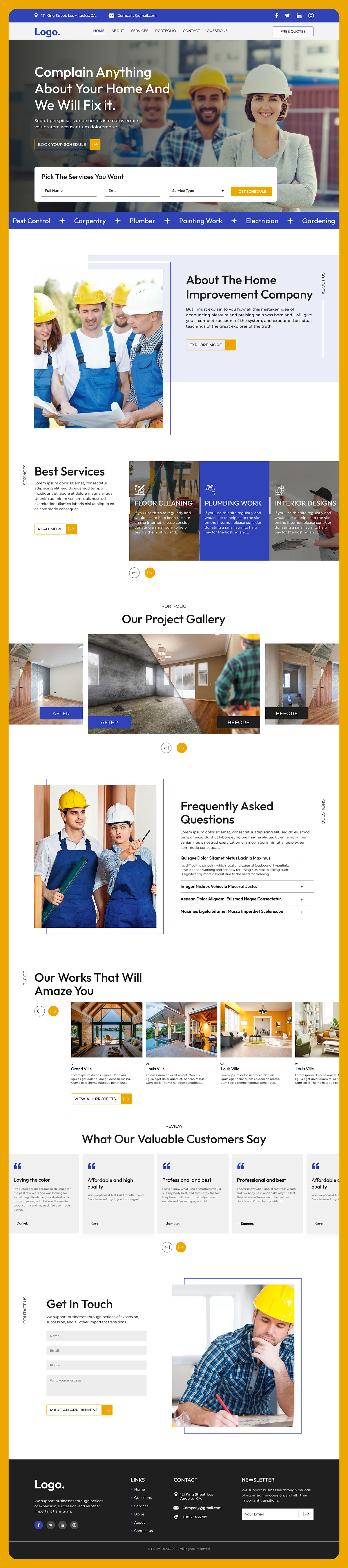 Home - Improvement Web Design Image 2