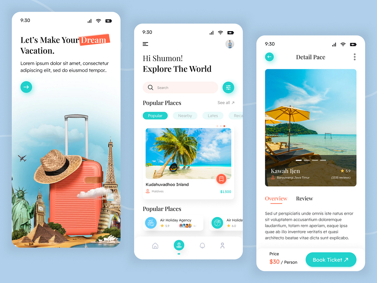Travel Service - Mobile App Image 0