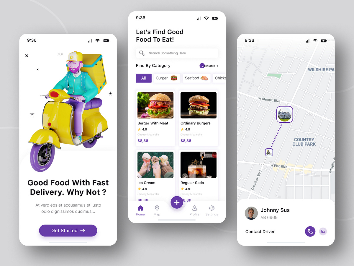 Food Delivery App UI Image 0