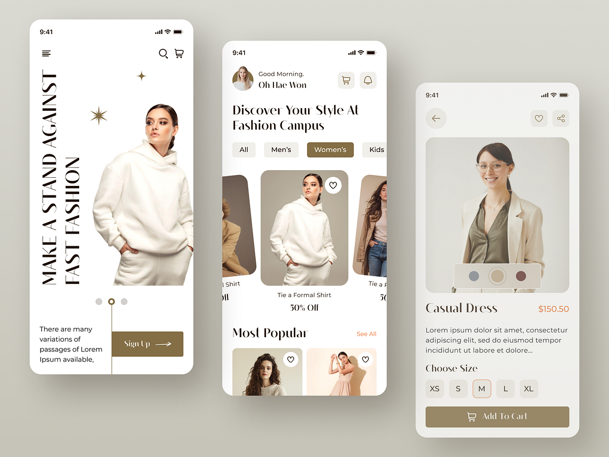 Fashion E - Commerce Mobile App