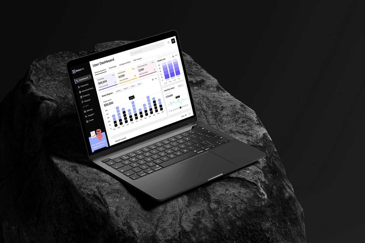 Sales Analytics Dashboard Design Image 0