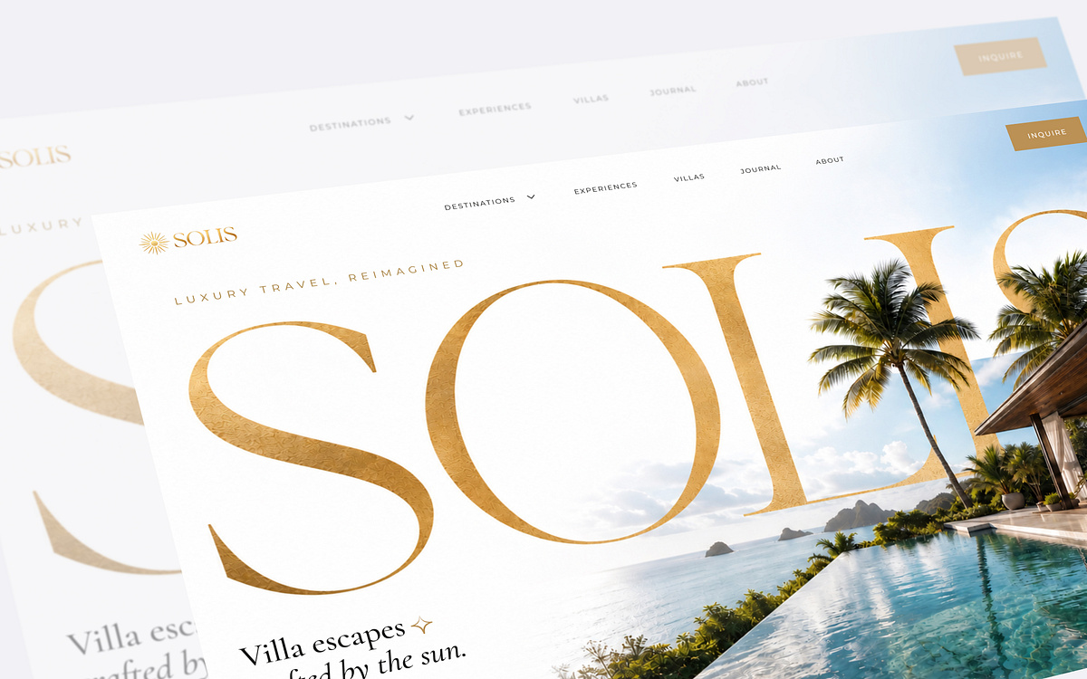 SOLIS — Luxury Villa Website Experience Image 3