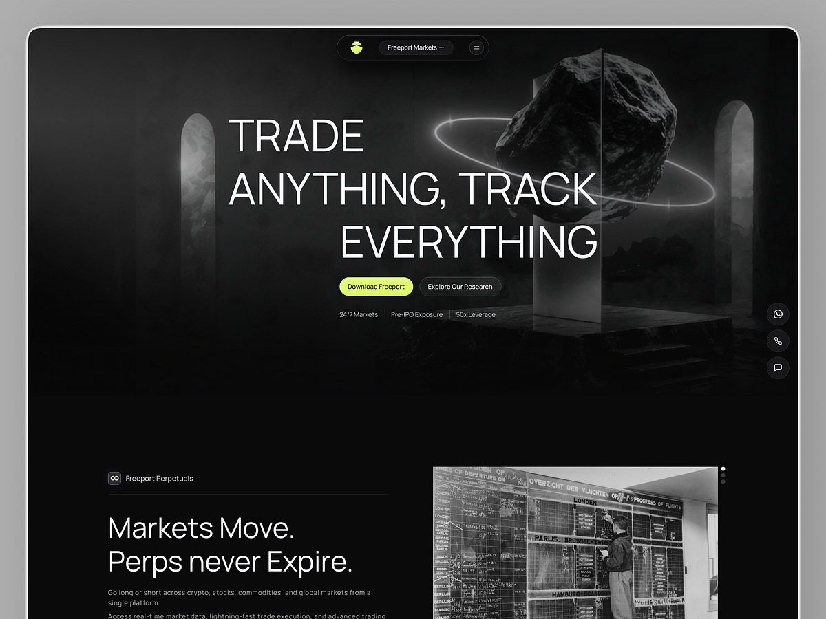 Digital investment platform website Image 1