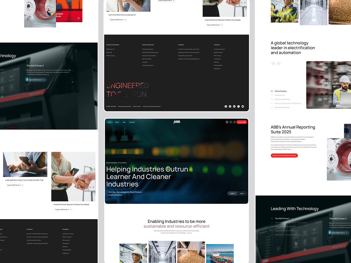 Industrial Automation Solutions Website Image 2