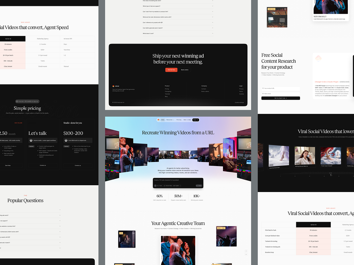 AI-powered social media advertising website Image 2