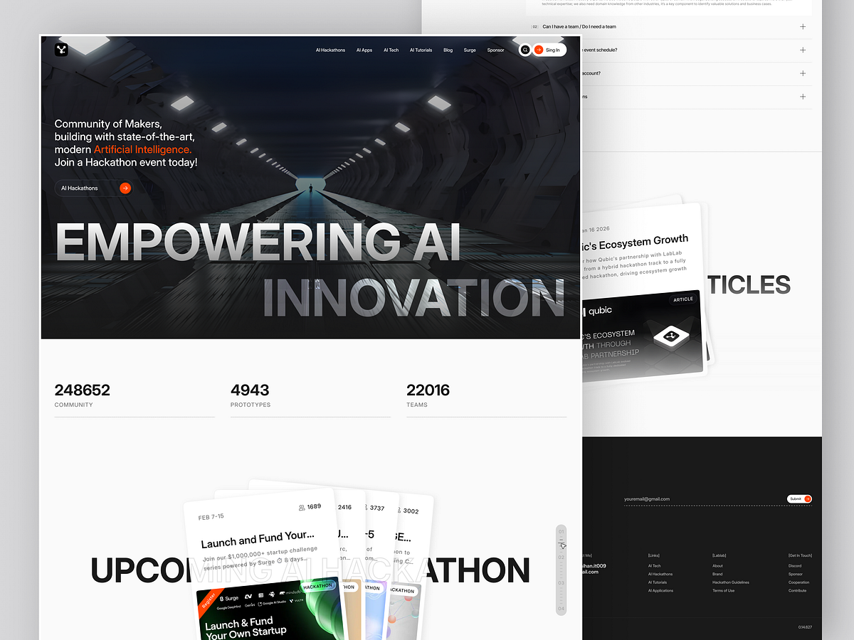 AI Startup - Website Design Image 3