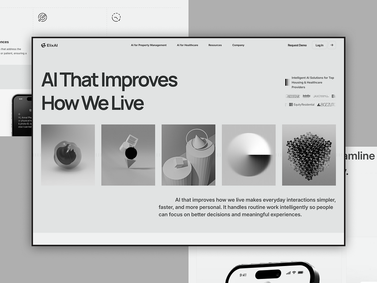 AI Website for Housing & Healthcare Image 0