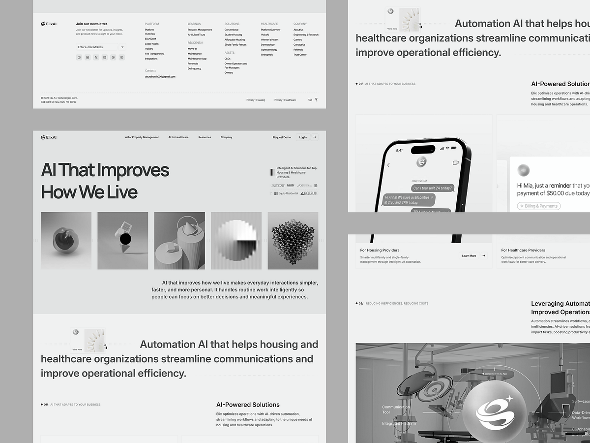 AI Website for Housing & Healthcare Image 2