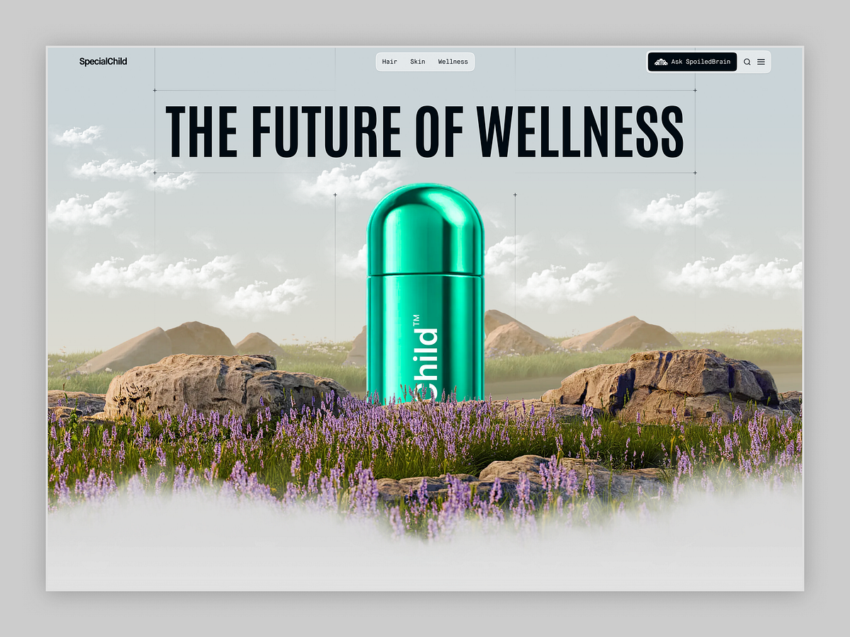 AI-Powered Health & Wellness Website Design Image 2