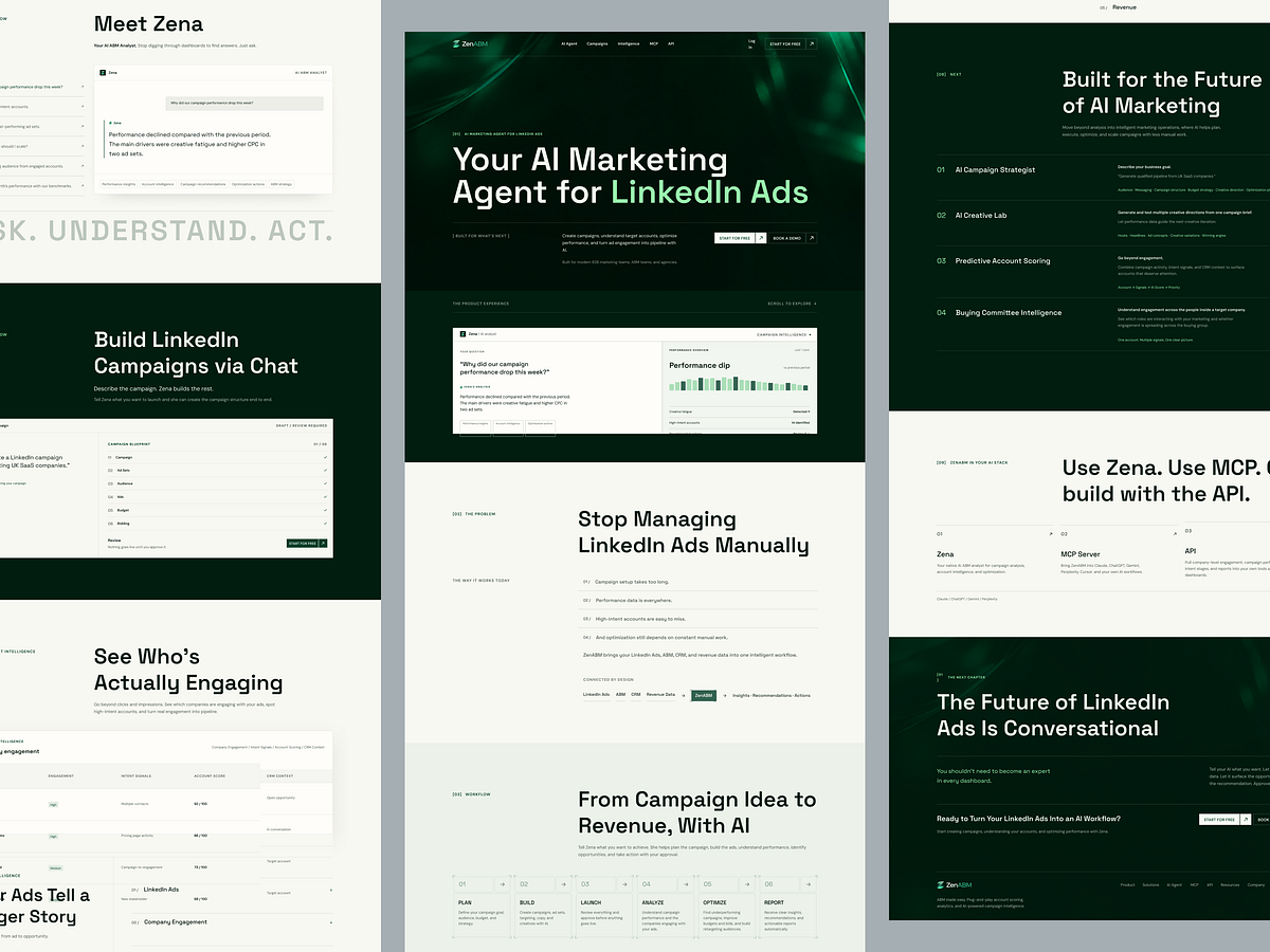 AI Marketing Agent Web Design Image 2