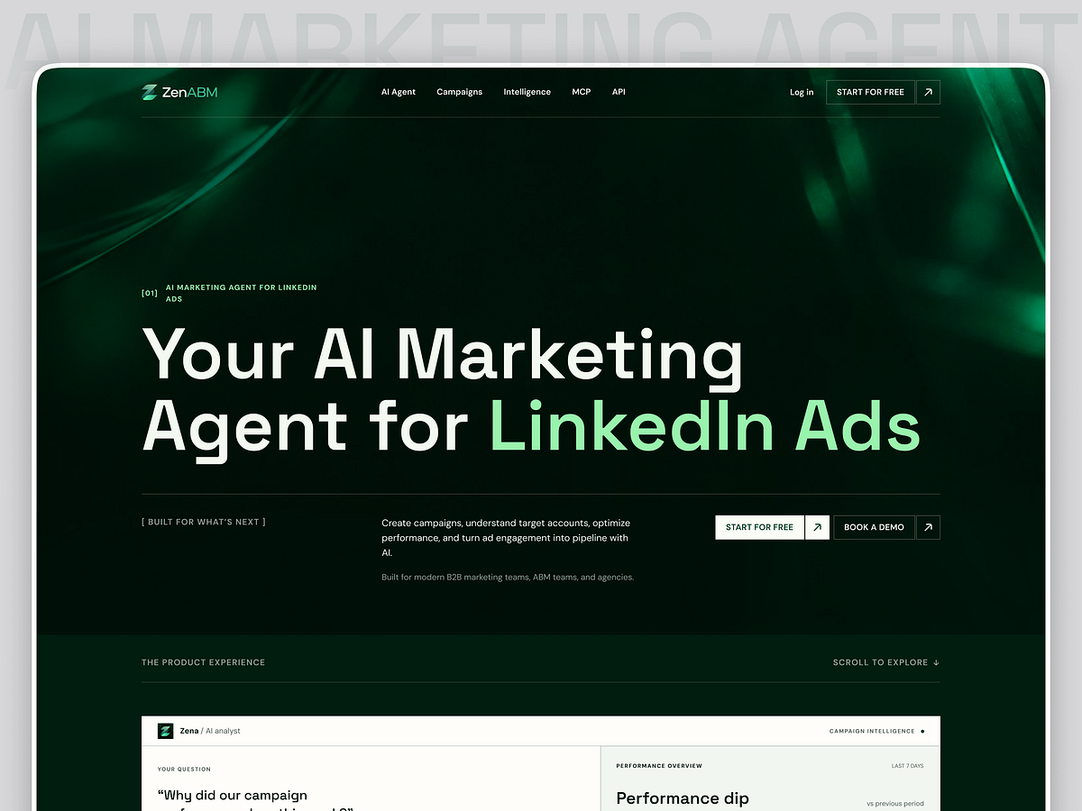 AI Marketing Agent Web Design Image 0