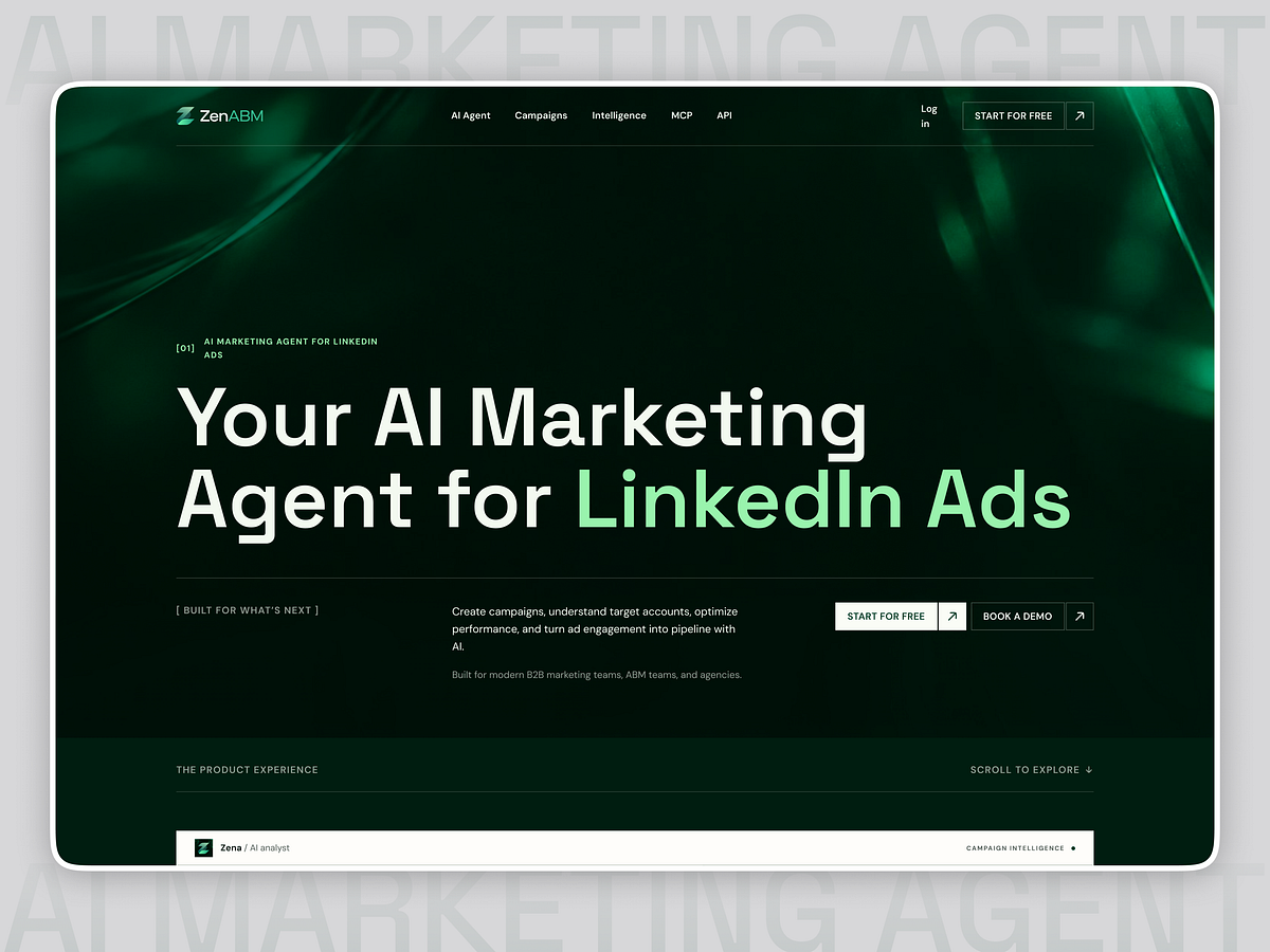 AI Marketing Agent Web Design Image 1