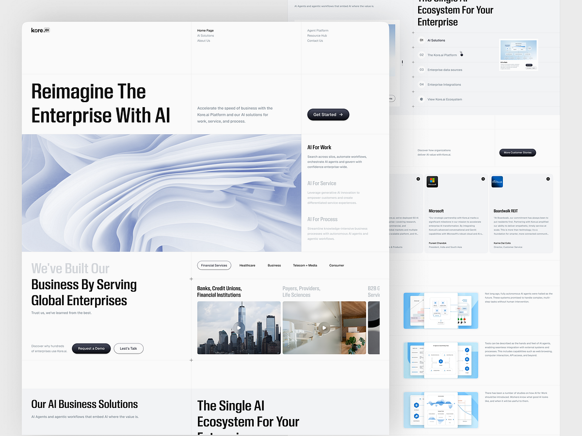 Website Design for AI Agent by Raihan on Muzli