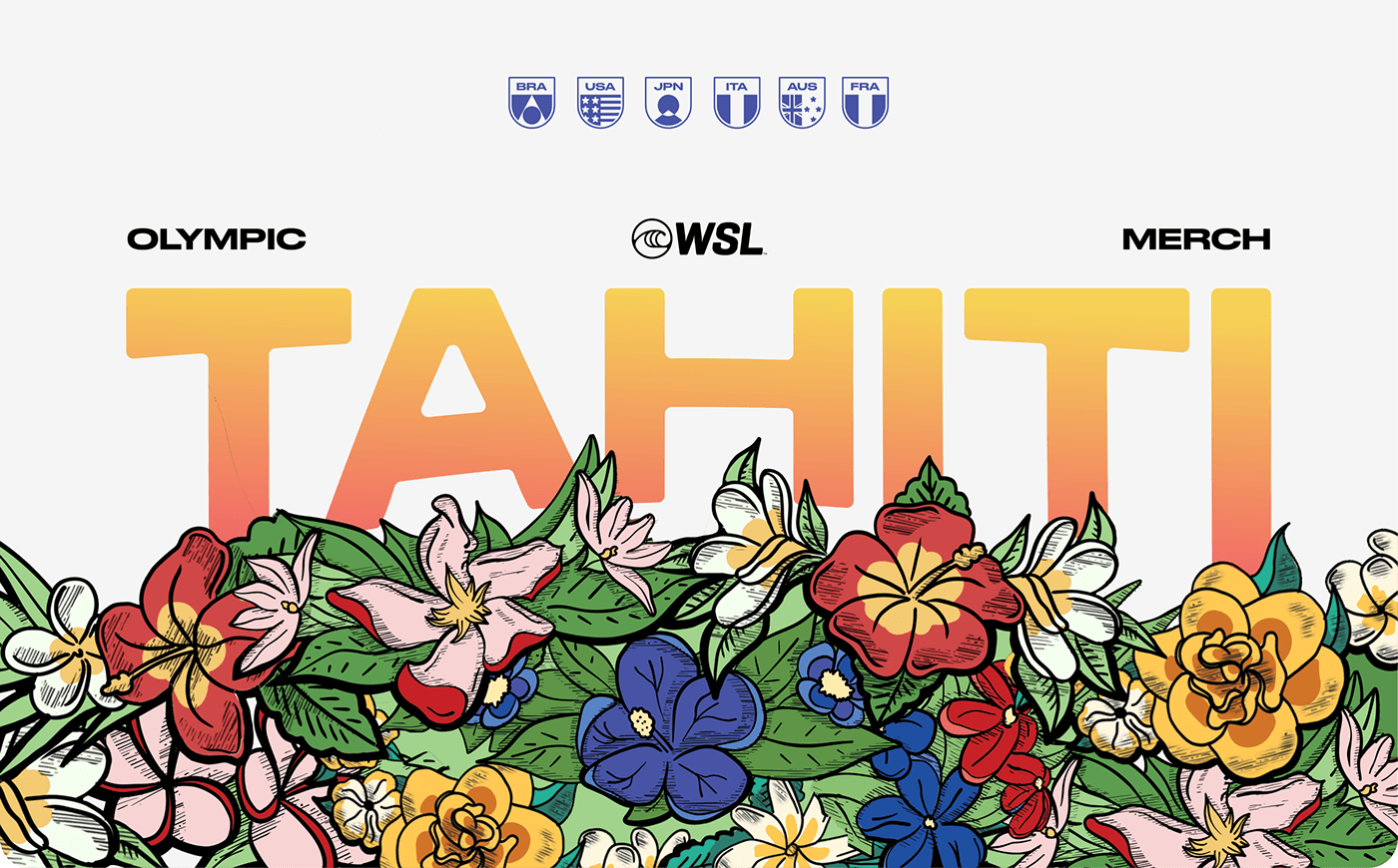 World Surf League | Tahiti 2024 Collection