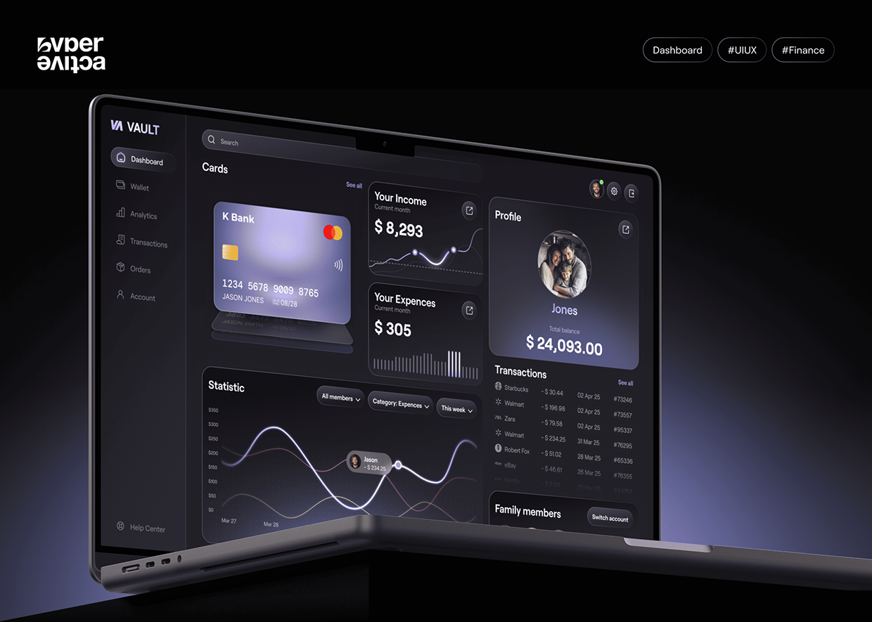 HYPERACTIVE | MONEY TRACKER | SAAS