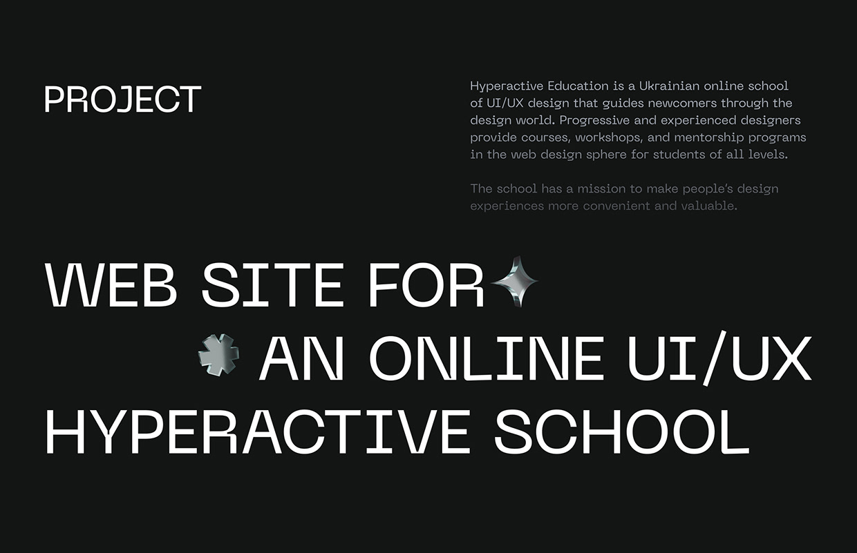 HYPERACTIVE EDUCATION | Website & Branding Image 1