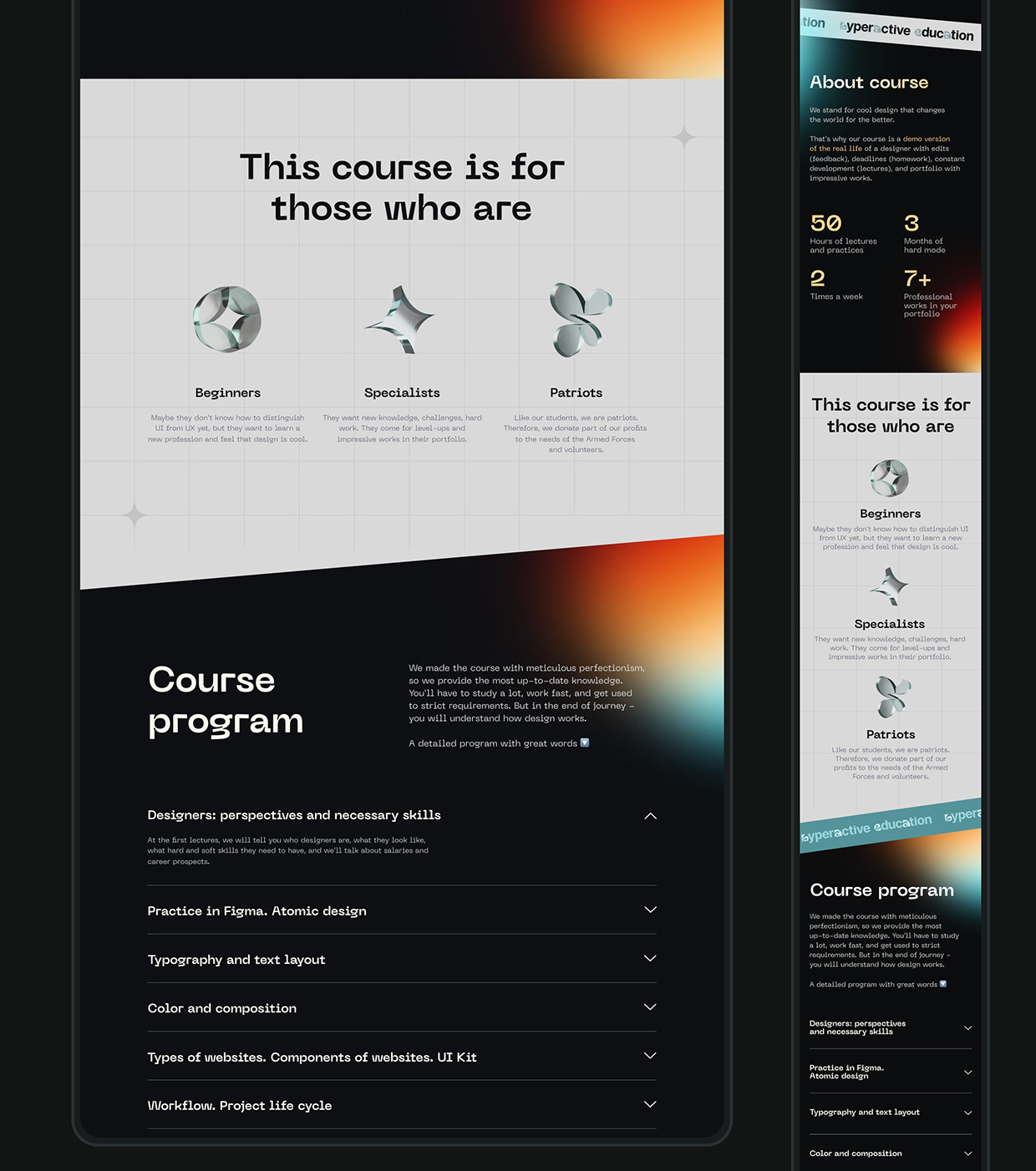 HYPERACTIVE EDUCATION | Website & Branding Image 19