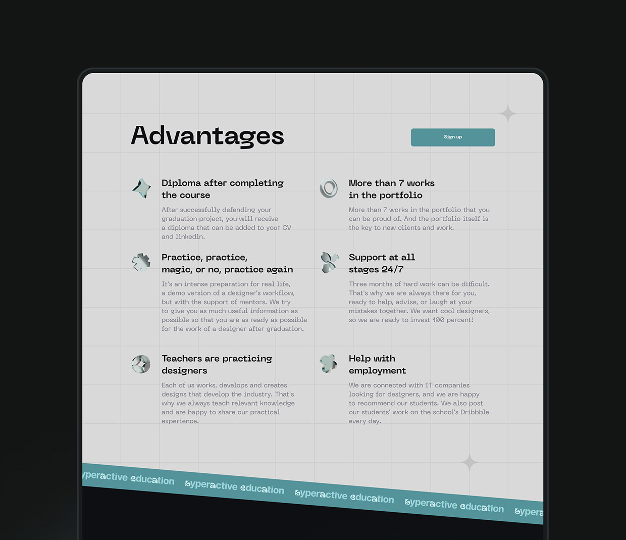 HYPERACTIVE EDUCATION | Website & Branding Image 22