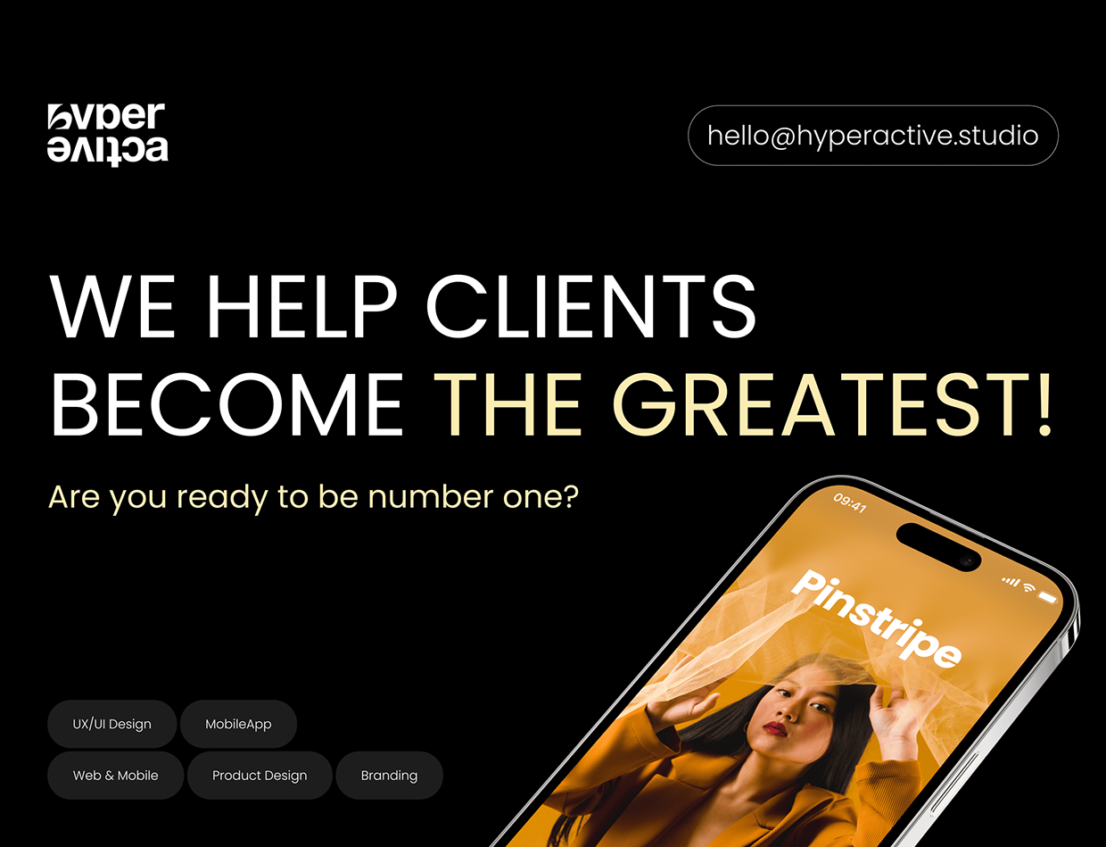 HYPERACTIVE | E-COMMERCE | PINSTRIPE | MOBILE APP Image 15