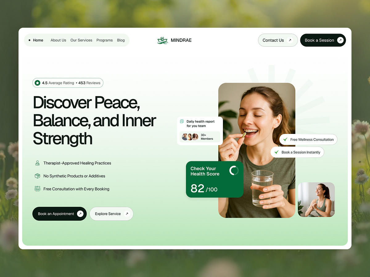 Telehealth & Wellness - Modern Website Image 3