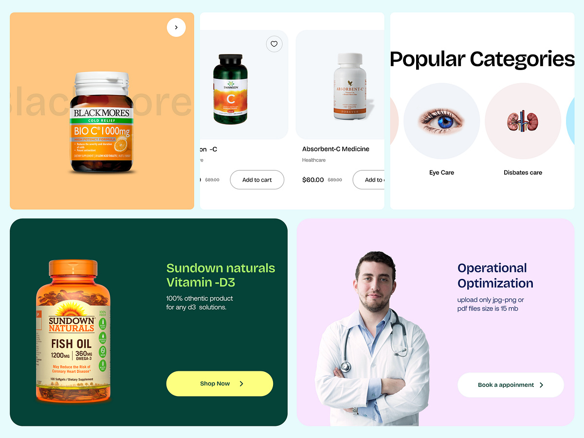 Healthcare & Pharmacy Ecommerce Web Design Image 2
