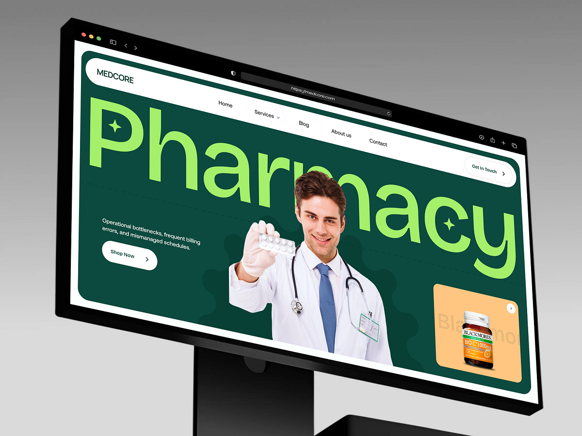 Healthcare & Pharmacy Ecommerce Web Design Image 3