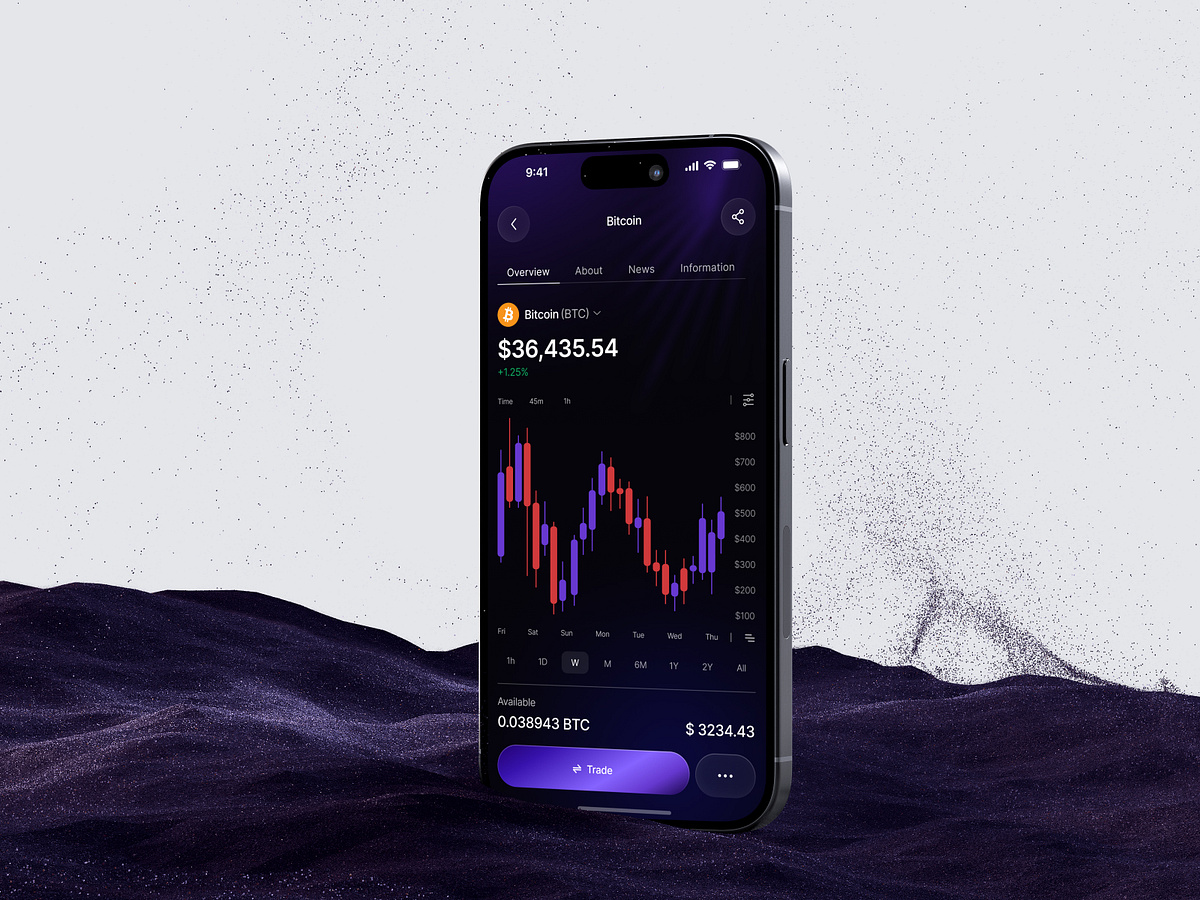 Crypto Mobile App Image 1