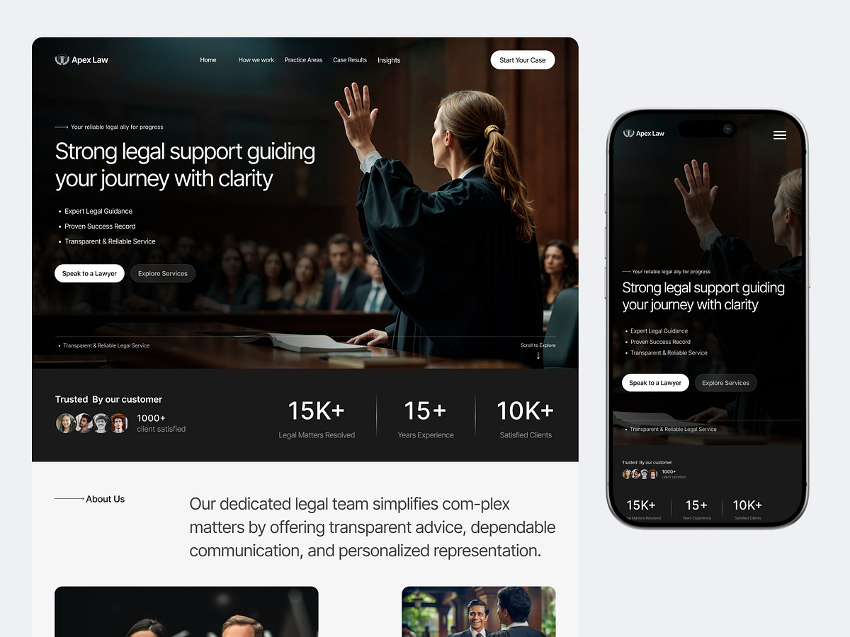 Law Firm Website Image 1
