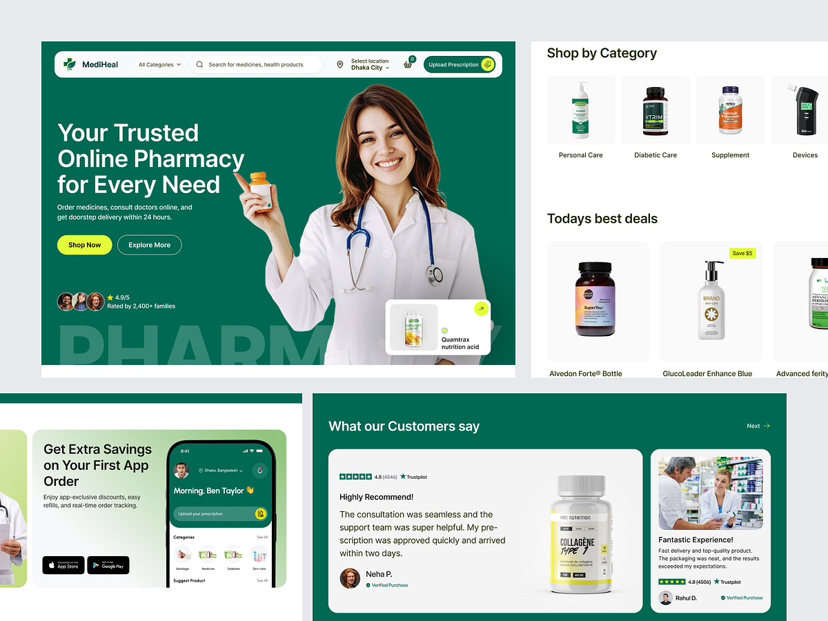 Pharmacy Website Image 1