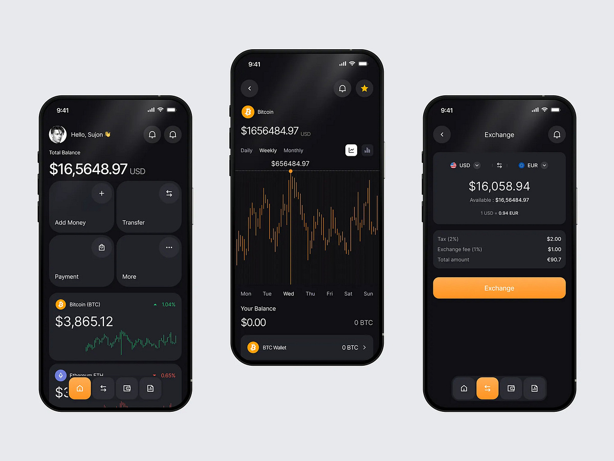Finance App Design Image 1