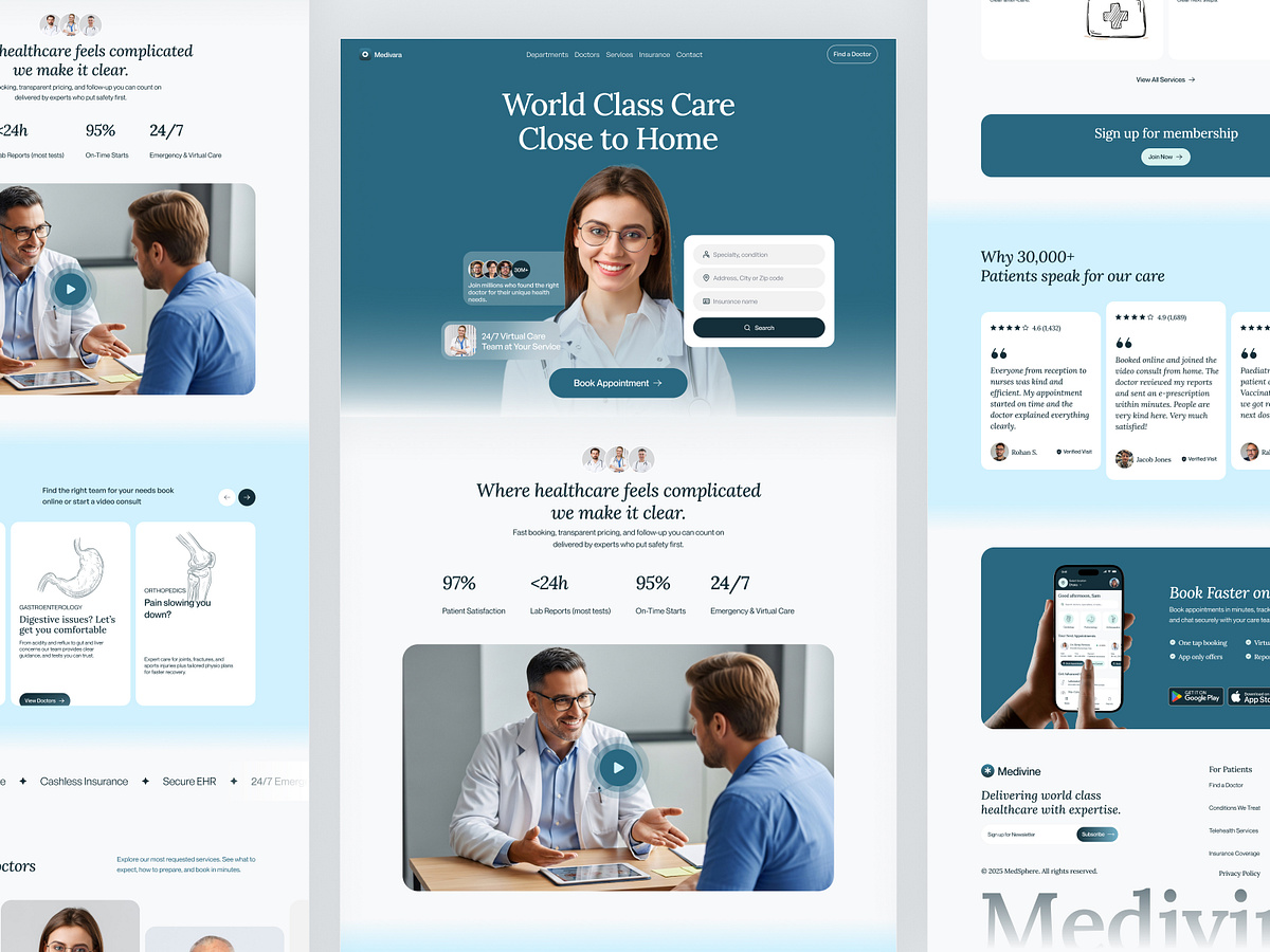 Medivara - Healthcare Website Image 1