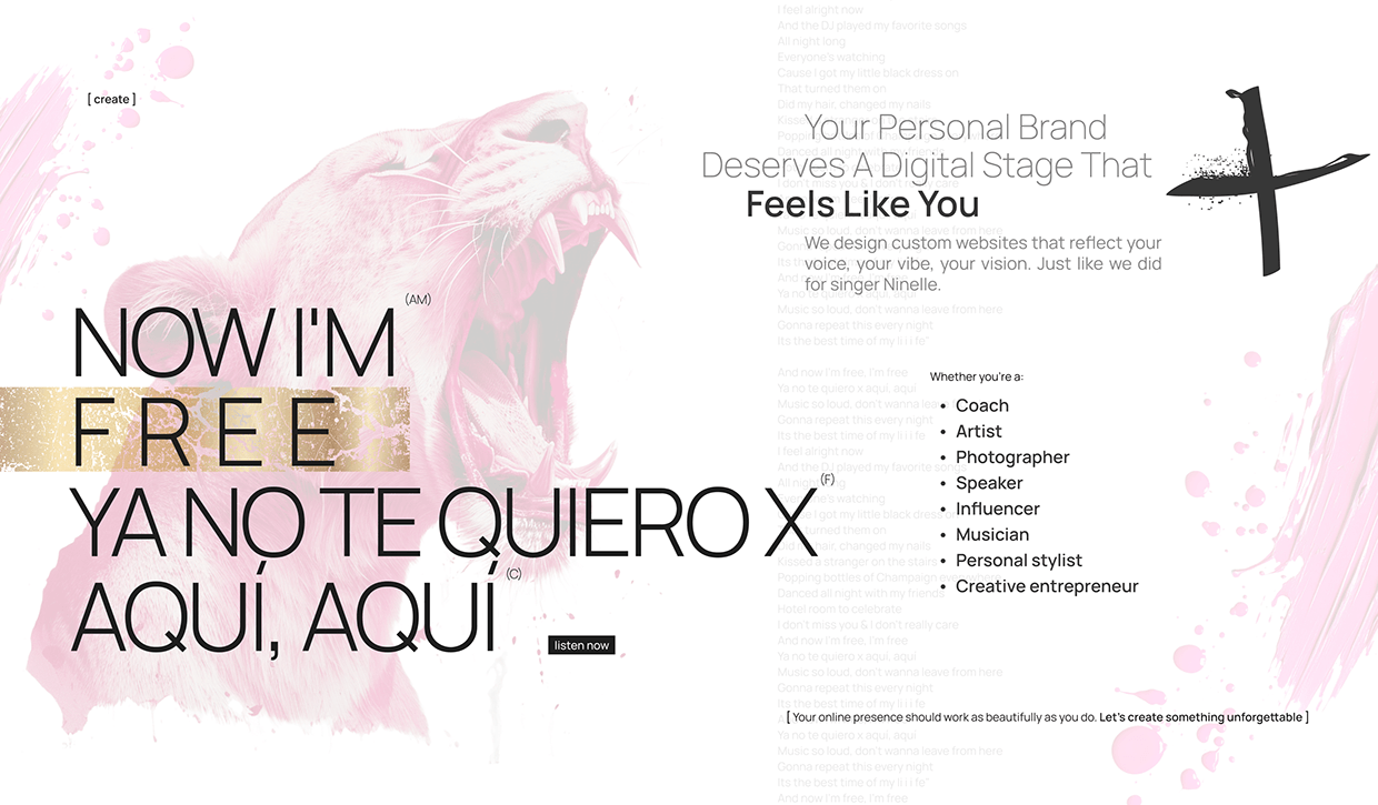 Ninelle | Modern Website Design & Animation Image 4