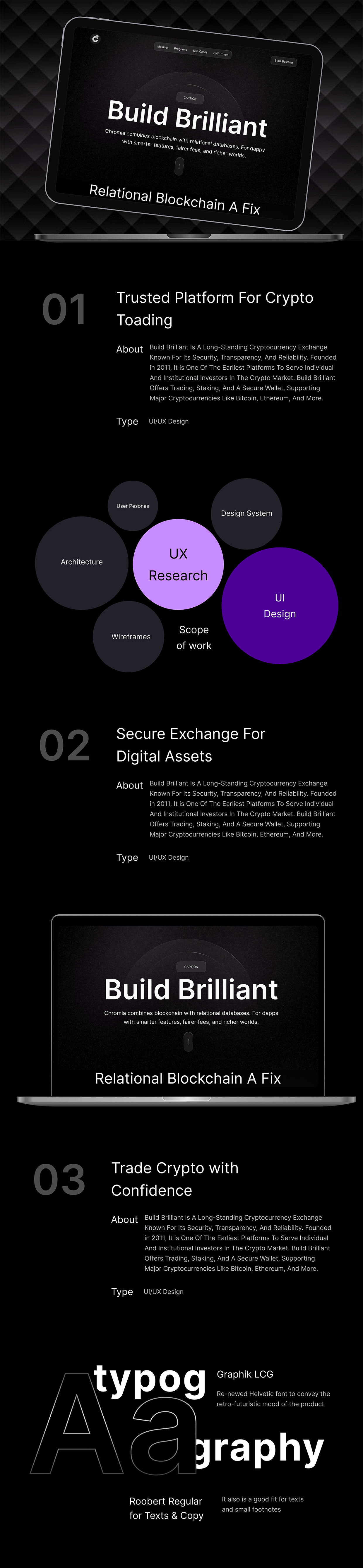 Chromia - Blockchain Identity UX/UI & Marketing Design Image 0