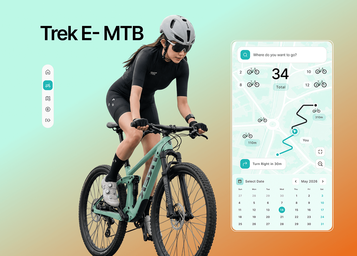 E-Bike Rental Dashboard with Live Map Tracking Image 2