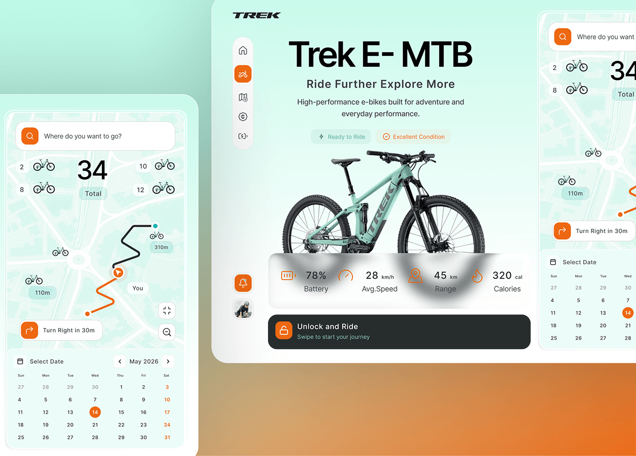 E-Bike Rental Dashboard with Live Map Tracking Image 5