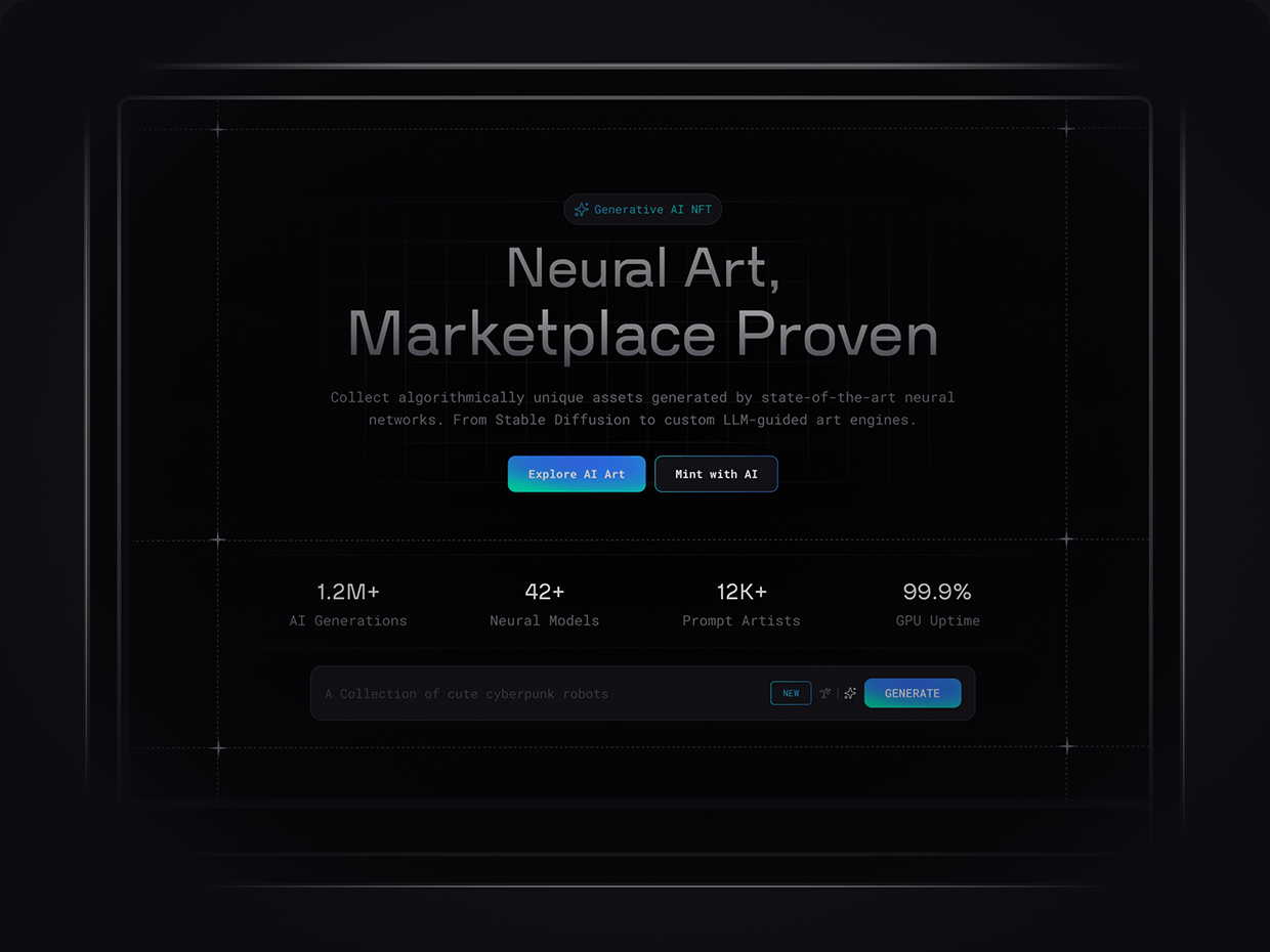 E-NFTs Marketplace | AI-Powered NFT Dashboard Image 5