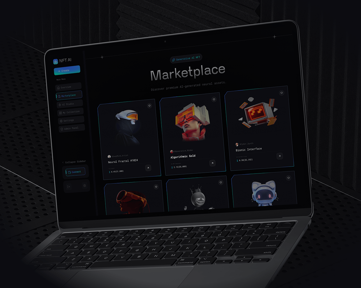 E-NFTs Marketplace | AI-Powered NFT Dashboard Image 7