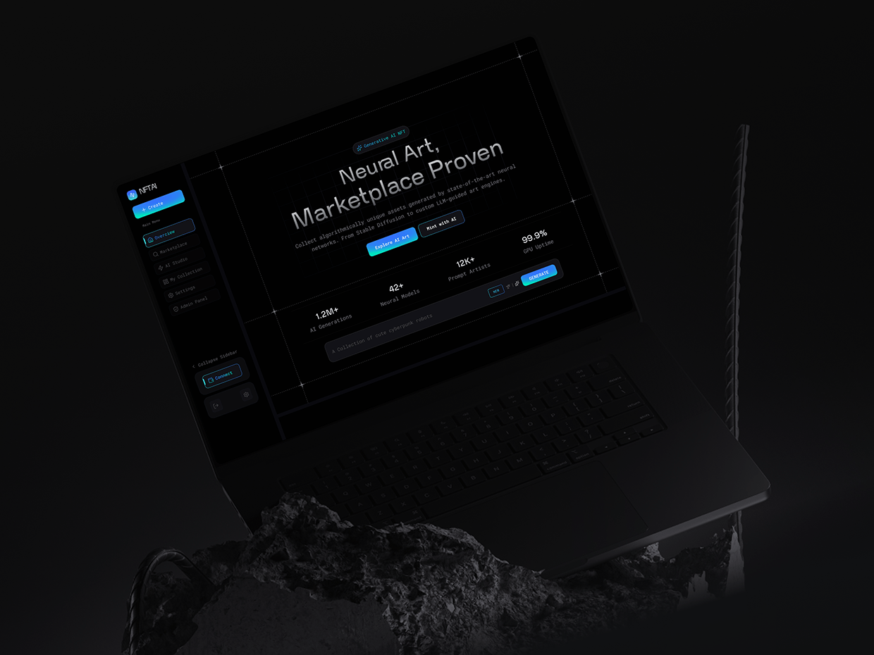 E-NFTs Marketplace | AI-Powered NFT Dashboard Image 9