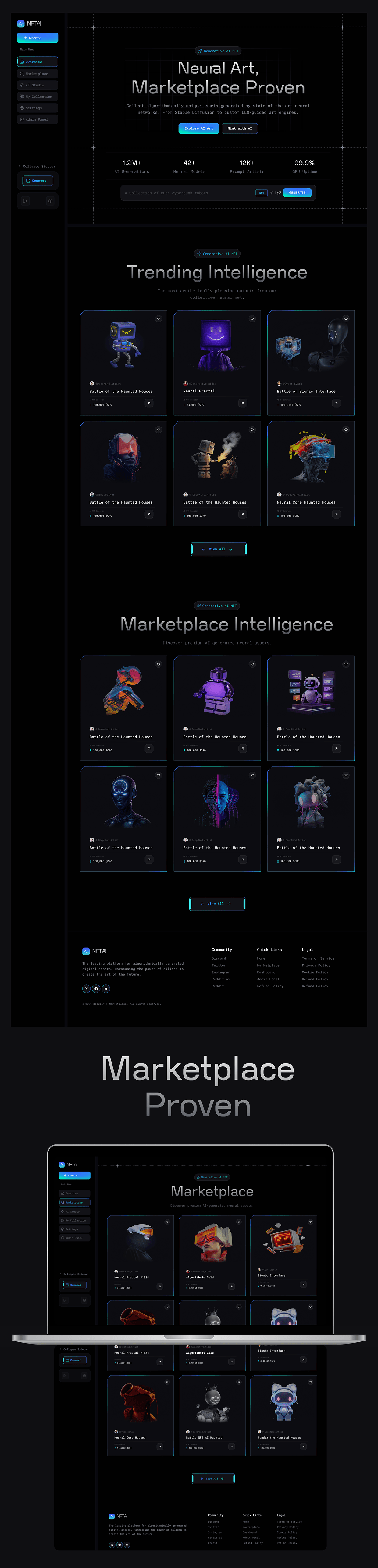 E-NFTs Marketplace | AI-Powered NFT Dashboard Image 15