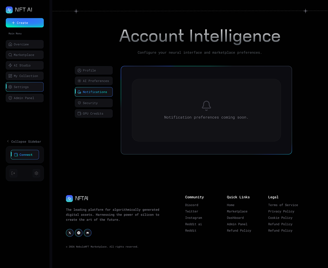 E-NFTs Marketplace | AI-Powered NFT Dashboard Image 22