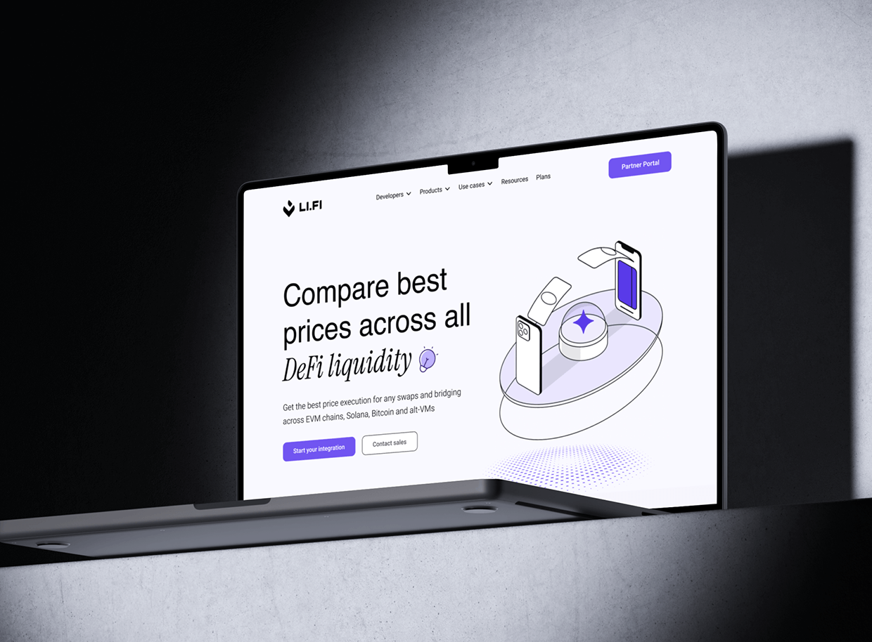 DeFi Liquidity | Cross-Chain SaaS AI Landing Page